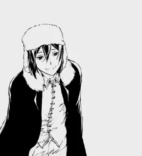 ♟ emoji Fyodor dostoevsky manga - @Millkyberry Telegram sticker 5 of 20
