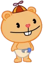 😐 emoji Happy Tree Friends Telegram sticker 16 of 34