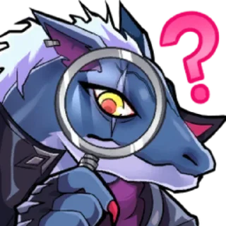 ❓ emoji Omega Strikers Telegram sticker 10 of 25