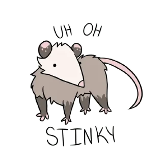 🦨 emoji poss Telegram sticker 12 of 30