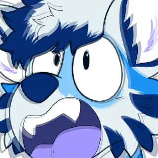 😨 emoji Arou Dingo Telegram sticker 23 of 77