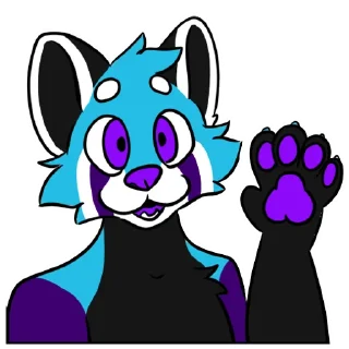 👋 emoji Kino the Panda Telegram sticker 8 of 36