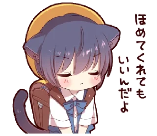 🦕 emoji blαck cαt chirukα @kittyst Telegram sticker 19 of 24