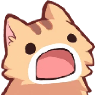 😨 emoji Neko's emotes by k3lly01 Telegram sticker 24 of 39