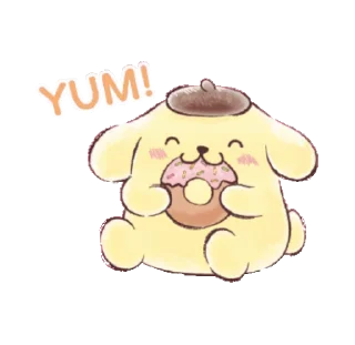 🌟 emoji pompompurin 🍮 Telegram sticker 19 of 20