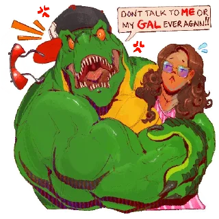 😤 emoji Tal Rex Telegram sticker 10 of 53