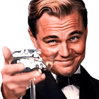 Sticker from Leonardo DiCaprio