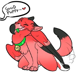 🐕 emoji Watermelon the Flamingo Telegram sticker 15 of 119