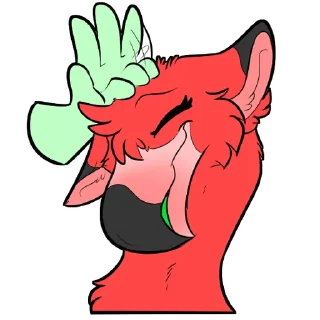 💚 emoji Watermelon the Flamingo Telegram sticker 12 of 119