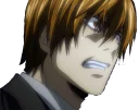 😨 emoji Kira go to hell Telegram sticker 9 of 120
