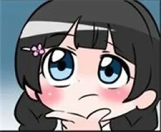 🤔 emoji 是一个贴纸包1.0 @Tiara_Basori Telegram sticker 18 of 120