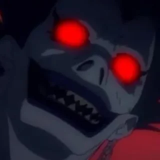 👺 emoji Death Note 🍎 [ @C_1377 - @C_13777 ] Telegram sticker 24 of 116