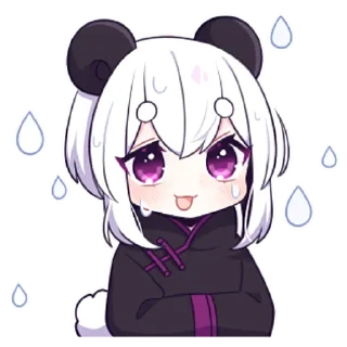 😳 emoji ᯤ Panda Girl┇@MaximXStore Telegram sticker 9 of 40