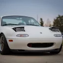 Sticker from Mazda Miata faces