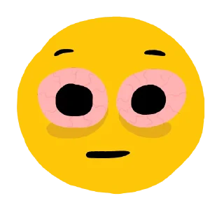 😐 emoji Raven's Stickies Telegram sticker 18 of 48