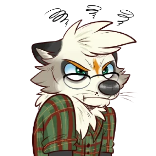 😡 emoji Jac the Raccoon Telegram sticker 22 of 86