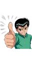 Sticker from Yu Yu Hakusho