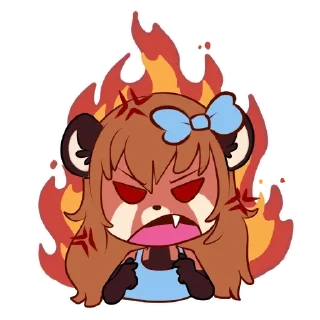 😡 emoji Mei Wah Telegram sticker 16 of 32