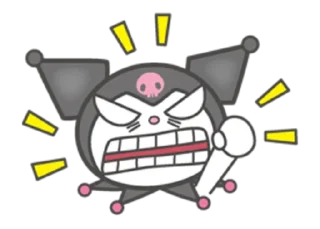 🦇 emoji Kuromi Telegram sticker 19 of 40
