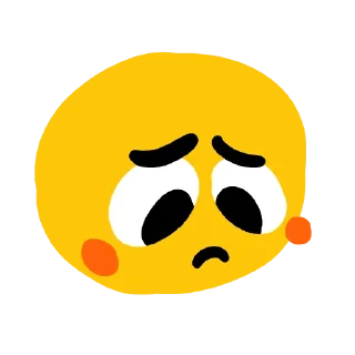 😔 emoji Raven's Stickies Telegram sticker 23 of 48
