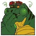 🤢 emoji Tal Rex Telegram sticker 23 of 53