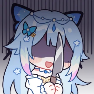 😈 emoji 雨纪Ameki 充电表情 Telegram sticker 12 of 15