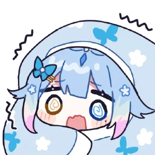🥶 emoji 雨纪Ameki 充电表情 Telegram sticker 13 of 15