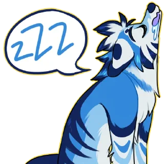 💤 emoji Arou Dingo Telegram sticker 18 of 77