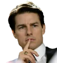 🤔 emoji Tom Cruise by Rodolfo Telegram sticker 15 of 39