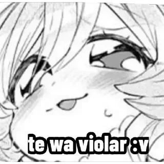 😏 emoji Stickers Anime y Memes Telegram sticker 16 of 68