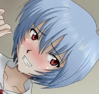 💙 emoji 💙Rei Ayanami By:※Flávinha※💙 Telegram sticker 18 of 65
