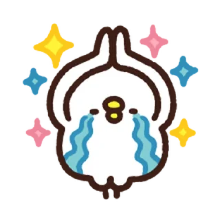 👛 emoji 卡娜赫拉的Piske和Usagi 動態表情貼 @moe_sticker_bot Telegram sticker 22 of 40
