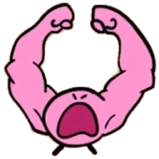 😠 emoji Kirbo Telegram sticker 18 of 51