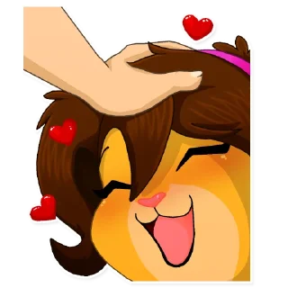❤️ emoji Keiko and Jin Telegram sticker 7 of 32