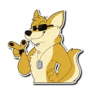 Sticker from Bening the Whiskey Dingo