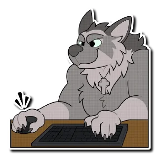 🎮 emoji Thunder Grey Telegram sticker 7 of 14