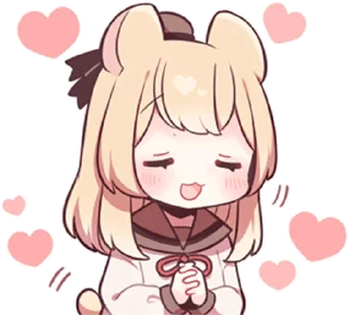 ☺️ emoji hamstar-girl by sazi@LINE Telegram sticker 21 of 41