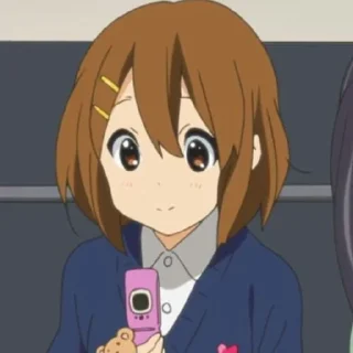 🎸 emoji ✦ ─ Yui Hirasawa ─ ✦ Telegram sticker 13 of 120