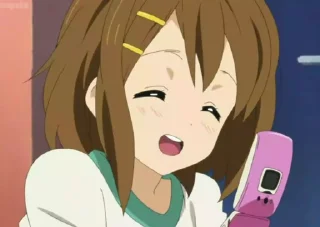 🎸 emoji ✦ ─ Yui Hirasawa ─ ✦ Telegram sticker 7 of 120