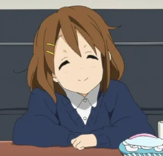 ☺️ emoji Yui Telegram sticker 11 of 13