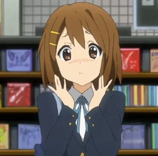 🎸 emoji ✦ ─ Yui Hirasawa ─ ✦ Telegram sticker 24 of 120