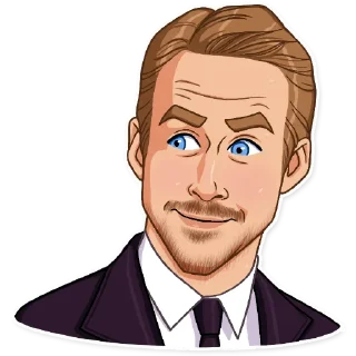 😳 emoji Ryan Gosling Telegram sticker 21 of 22