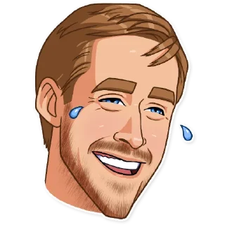 Sticker from Ryan Gosling
