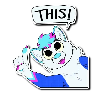 ☝️ emoji Beta Telegram sticker 19 of 36
