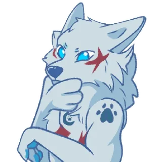 🤔 emoji Victor Thunder Telegram sticker 8 of 21