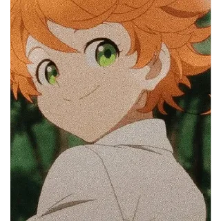 😊 emoji The Promised Neverland Telegram sticker 23 of 39