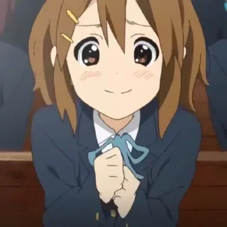 🎸 emoji ✦ ─ Yui Hirasawa ─ ✦ Telegram sticker 18 of 120