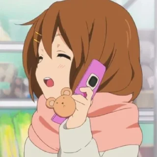 🎸 emoji ✦ ─ Yui Hirasawa ─ ✦ Telegram sticker 6 of 120