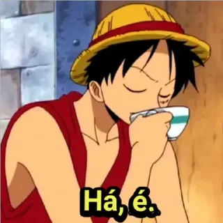 ☕️ emoji ONE PIECE Telegram sticker 9 of 13