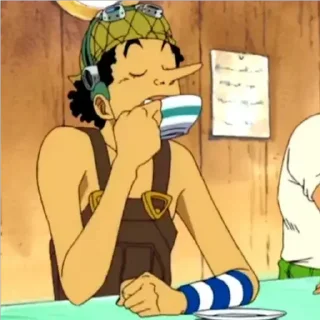 ☕️ emoji ONE PIECE Telegram sticker 5 of 13